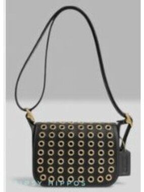 NWT!!  Coach  Patricia Legacy Handbag With Gold Grommet Detailing & Adjustable S